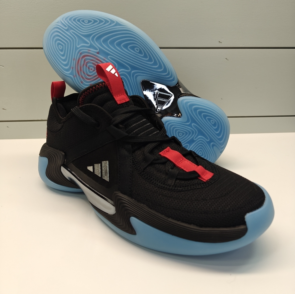 Adidas SM Exhibit Select Black Red Blue Basketball Sneakers size Women's 8.5